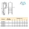 Лестница Aquaviva Muro MU-215 (2 ступ.) - wod-mir.ru - Екатеринбург 