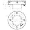 Форсунка донная Aquaviva 2", AISI 304 (D120 мм), под бетон - wod-mir.ru - Екатеринбург 