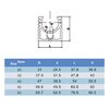 Крепление для труб с фиксатором 20mm - wod-mir.ru - Екатеринбург 