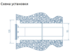 Форсунка стеновая возвратная 1 1/2" НР (под плитку), AISI-304, Акватехника АТ 03.02 - wod-mir.ru - Екатеринбург 