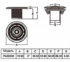 Форсунка стеновая для пленочного бассейна подкл. внеш 2″, Pool King PA00330 - wod-mir.ru - Екатеринбург 