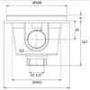 Слив донный Flexinox 87198011, под бетон - wod-mir.ru - Екатеринбург 