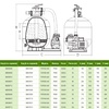 Фильтрационная установка Aquaviva FSP400, 6м³/ч - wod-mir.ru 