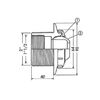 Форсунка стеновая Hayward 3310 (под плитку) - wod-mir.ru - Екатеринбург 