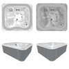СПА бассейн Jacuzzi Profile Base (239x215x93см) - wod-mir.ru - Екатеринбург 
