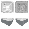 СПА бассейн Jacuzzi Profile Base (239x215x93см) - wod-mir.ru 