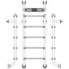 Лестница Aquaviva BHL515-SR нижняя часть, без поручней (5 ступени) - wod-mir.ru - Екатеринбург 