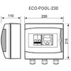 Панель управления фильтрацией Toscano Eco-Pool-230 с таймером, 230В (10002505) - wod-mir.ru 
