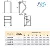 Лестница Aquaviva SP-415 из двух частей (4 ступени) - wod-mir.ru - Екатеринбург 