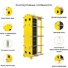 Теплообменник Aquaviva 287кВт, Титан, пластинчатый  - wod-mir.ru - Екатеринбург 