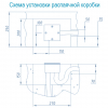 Распаячная коробка, 120х120, PG-13,5, AISI-316, Акватехника АТ 07.02М - wod-mir.ru 