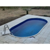 Бассейн Лагуна Гигабасс 12х6х1,5м овальный, платина - wod-mir.ru 