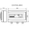 Панель управления фильтрацией Toscano Eco-Pool-400-D с таймером и Bluetooth, 380В (10002584) - wod-mir.ru 