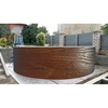 Бассейн Лагуна 5,5х1,25м круглый, тёмное дерево - wod-mir.ru 