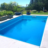 Пленка ПВХ Renolit Alkorplan 2000 Adriatic Blue, ширина 2,05м (синий) - wod-mir.ru 