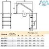 Лестница Aquaviva Overflow-515 (5 ступеней) - wod-mir.ru - Екатеринбург 