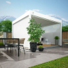 Пергола Aquaviva Авангард Макс 4х4м, Белая (руч. упр. ламелями, отдельностоящая) - wod-mir.ru 