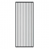 Вертикальная боковая панель 1м, Антрацит - wod-mir.ru 