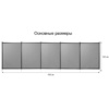 Ограждение для бассейна Aquaviva Fence Black, секция 4,55x1,22м - wod-mir.ru - Екатеринбург 