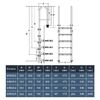 Лестница Aquaviva Muro MU-315, (3 ступени), усиленная - wod-mir.ru - Екатеринбург 