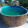 Бассейн Лагуна 3,5х2,5х1,25м овальный, природный камень - wod-mir.ru 