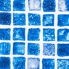 Пленка ПВХ Haogenplast Snapir NG Blue, ширина 1,65м (синяя мозаика) - wod-mir.ru 