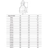 Патрубок переходной двухраструбный 225х110, Aquaviva - wod-mir.ru 