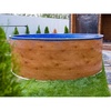 Бассейн Лагуна 4,0х1,25м круглый, светлое дерево - wod-mir.ru 