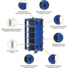  Теплообменник Techno System 819кВт, AISI-316, пластинчатый - wod-mir.ru 