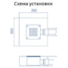 Донный слив 165х165, AISI-304, Акватехника АТ 04.07 (под плитку) - wod-mir.ru 