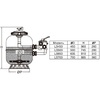 Фильтр Pool King LS450, 8м³/ч, д.450мм (без вентиля) - wod-mir.ru - Екатеринбург 