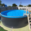 Бассейн Гигабасс 5х1,5м круглый, платина - wod-mir.ru 