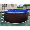 Бассейн Лагуна 6,0х1,25м круглый, тёмный шоколад - wod-mir.ru 