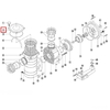 Крышка префильтра для насосов Kripsol KAN/BCP500-1250/BCPG (RBH0002.06R) - wod-mir.ru 