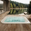 СПА бассейн Jacuzzi Virtus (257x219x93см) - wod-mir.ru - Екатеринбург 
