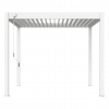 Пергола Aquaviva Авангард Макс 6х4м, Белая (руч. упр. ламелями, отдельностоящая) - wod-mir.ru 