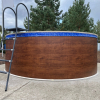 Бассейн Лагуна 3х1,25м круглый, темное дерево - wod-mir.ru 