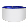 Бассейн Лагуна 2х1,25м круглый, сигнальный белый - wod-mir.ru 