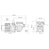 Насос Unipump Jet Pool SPP 2400T, 380В, 48м³/ч, 2,4кВт, с префильтром - wod-mir.ru 
