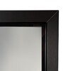 Дверь стеклянная Grandis GS 8х19 - графит, чёрный профиль (для сауны) - wod-mir.ru 