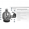  Фильтр Aquaviva SP500, 10,8м³/ч, д.527мм - wod-mir.ru 
