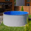 Бассейн Лагуна 3,5х1,25м круглый, светло-серый - wod-mir.ru 