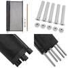 Ограждение для бассейна Aquaviva Fence Black, секция 4,55x1,22м - wod-mir.ru - Екатеринбург 