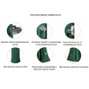Душ солнечный Aquaviva Big Happy Five, 36л, Dark Green, с мойкой для ног - wod-mir.ru - Екатеринбург 