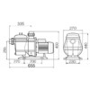 Насос Pool King FCP-1100S, 220В, 26,1м³/ч, 1,9кВт, с префильтром - wod-mir.ru 
