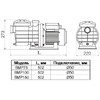 Насос Pool King SMP150, 220В, 17м³/ч, 1,1кВт, с префильтром - wod-mir.ru 