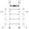Лестница Aquaviva BHL415-SR нижняя часть, без поручней (4 ступени) - wod-mir.ru - Екатеринбург 