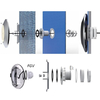 Прожектор светодиодный 35Вт, RGB, Aquaviva HJ-WM-SS270FGV (универсальный) - wod-mir.ru 