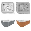 СПА бассейн Jacuzzi Virtus (257x219x93см) - wod-mir.ru - Екатеринбург 