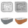 СПА бассейн Jacuzzi Virtus (257x219x93см) - wod-mir.ru 